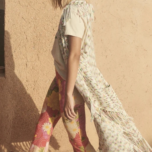 NWT Spell Watercolor Poncho Size S/M - Picture 3 of 6